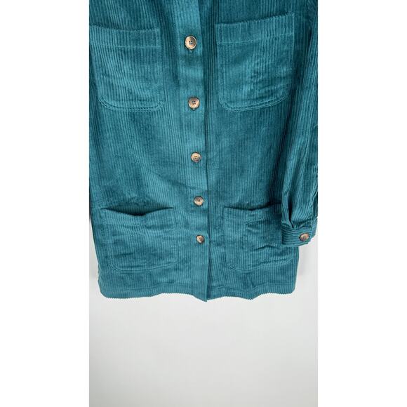 OffOn Clothing Workwear Style Corduroy Jacket Button Front Womens Medium New - Picture 3 of 7